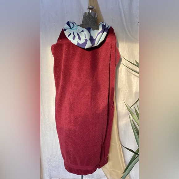 Handmade, Up-cycled Towel Poncho - Picture 3 of 4